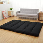 Japanese Floor Futon Mattress  Thick Tatami Sleeping Pad, Portable Roll-Up Bed for Home & Camping