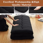 Matelas futon de sol japonais, épais, pour tatami, portable et pliable pour la maison et le camping