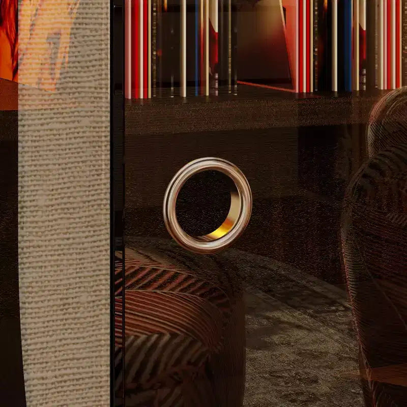Meuble pour tourne-disque esthétique rétro-moderne Famapy : portes vitrées, éclairage LED et design axé sur le vinyle