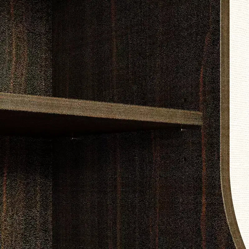 Meuble pour tourne-disque esthétique rétro-moderne Famapy : portes vitrées, éclairage LED et design axé sur le vinyle