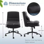 Karl Home | Chaise de bureau sans accoudoirs Karl Home
