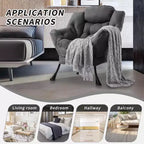 Fauteuil de salon moderne Acekool - Fauteuil peu encombrant pour petits espaces