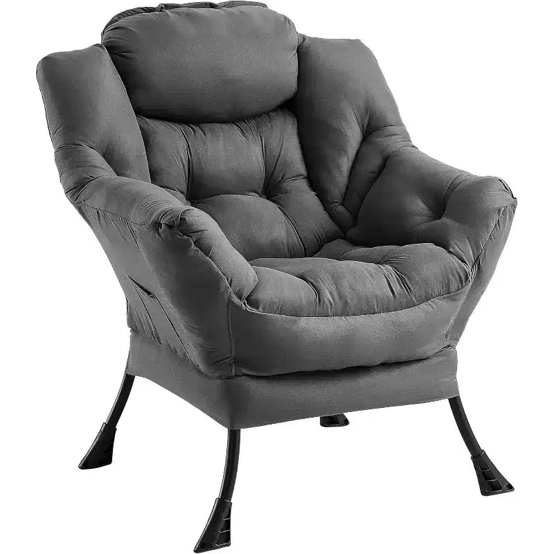 Fauteuil de salon moderne Acekool - Fauteuil peu encombrant pour petits espaces