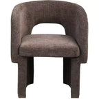 Meridian Furniture, Chaise de salle à manger/Chaise d'appoint en tissu chenille Emmet