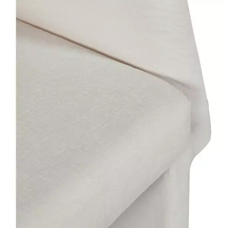 Meridian Furniture, Chaise de salle à manger/Chaise d'appoint en tissu chenille Emmet