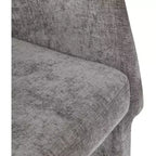 Meridian Furniture, Chaise de salle à manger/Chaise d'appoint en tissu chenille Emmet