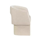 Meridian Furniture, Chaise de salle à manger/Chaise d'appoint en tissu chenille Emmet