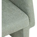 Meridian Furniture, Chaise de salle à manger/Chaise d'appoint en tissu chenille Emmet