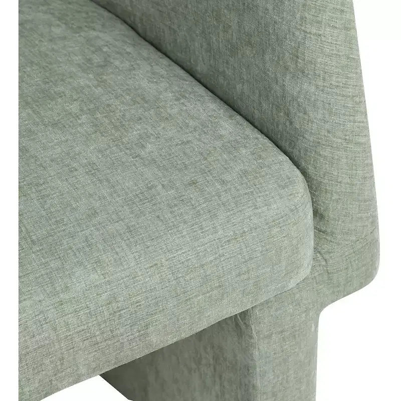 Meridian Furniture, Chaise de salle à manger/Chaise d'appoint en tissu chenille Emmet