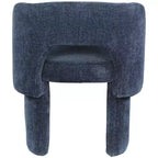 Meridian Furniture, Chaise de salle à manger/Chaise d'appoint en tissu chenille Emmet