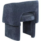 Meridian Furniture, Chaise de salle à manger/Chaise d'appoint en tissu chenille Emmet