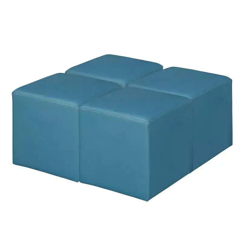 Regency, Jean Pouf carré en vinyle (lot de 4)