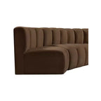 Meridian Furniture, Canapé modulable Arc en velours