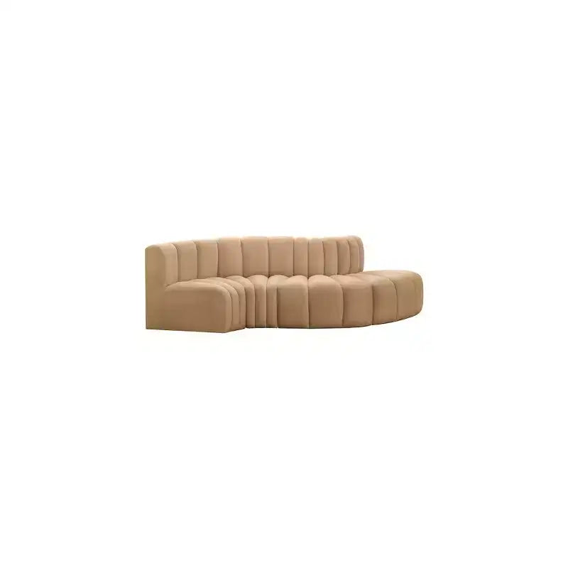 Meridian Furniture, Canapé modulable Arc en velours