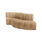 Meridian Furniture, Canapé modulable Arc en velours