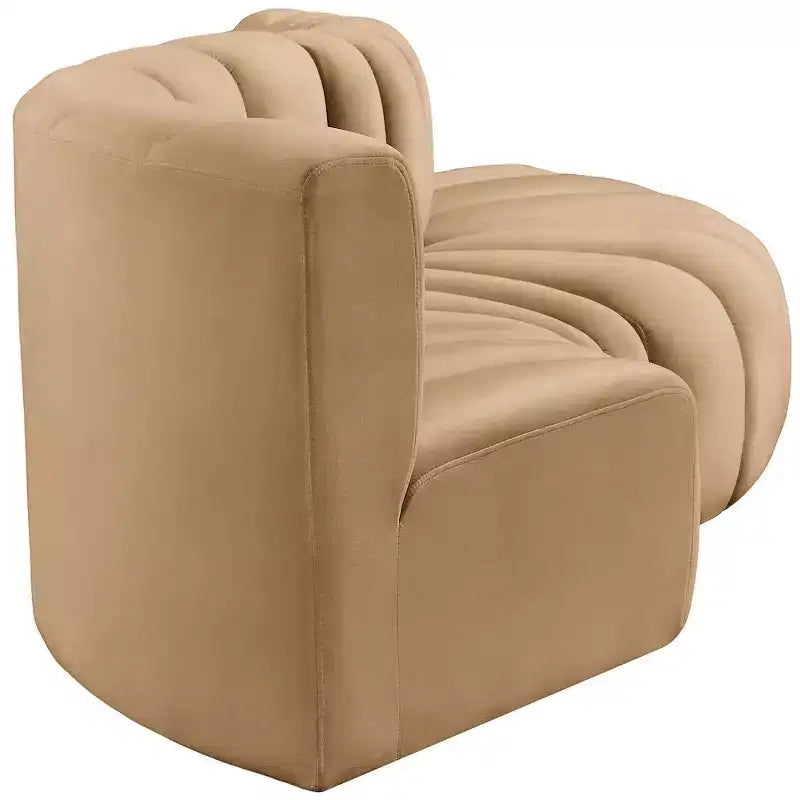Meridian Furniture, Canapé modulable Arc en velours