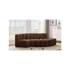 Meridian Furniture, Canapé modulable Arc en velours