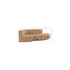 Meridian Furniture, Canapé modulable Arc en velours