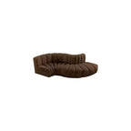 Meridian Furniture, Canapé modulable Arc en velours