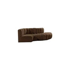 Meridian Furniture, Canapé modulable Arc en velours