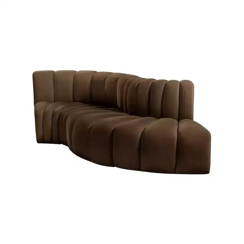 Meridian Furniture, Canapé modulable Arc en velours