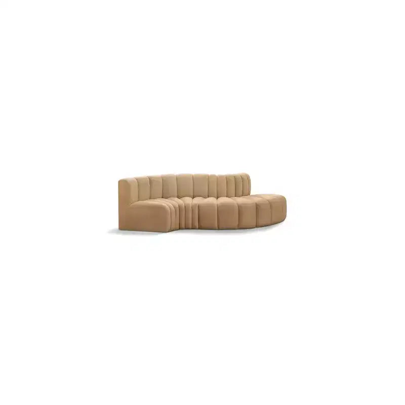 Meridian Furniture, Canapé modulable Arc en velours