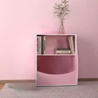 Étagère à livres et meuble de rangement pour jouets, organisateur de jouets pour salle de jeux, meuble de rangement à jouets en bois à 2 niveaux pour chambres d'enfants, salon, chambre à coucher
