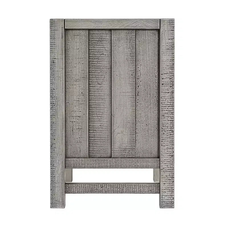 Table de chevet en bois Alaterre Furniture Windsor à 2 tiroirs avec étagère ouverte Table de chevet rustique vieillie avec glissières métalliques pour chambre d'enfant