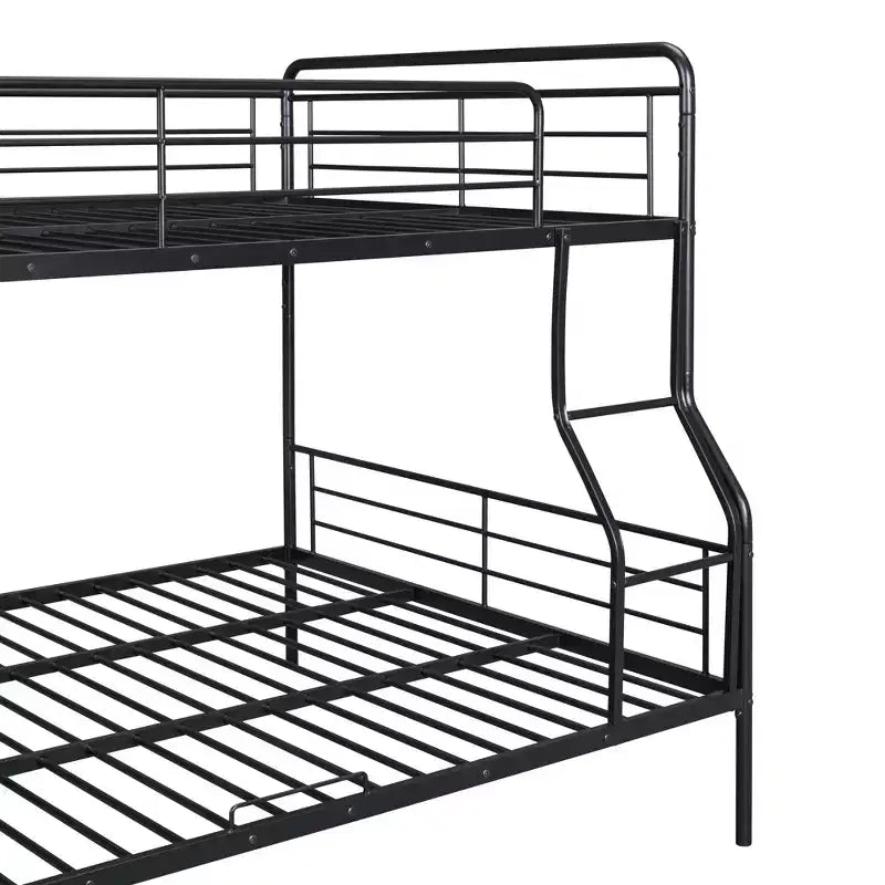Lit superposé métallique Full XL sur Queen, convertible en 2 lits séparés, cadre de lit en fer robuste pour enfants et adolescents