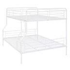 Lit superposé métallique Full XL sur Queen, convertible en 2 lits séparés, cadre de lit en fer robuste pour enfants et adolescents