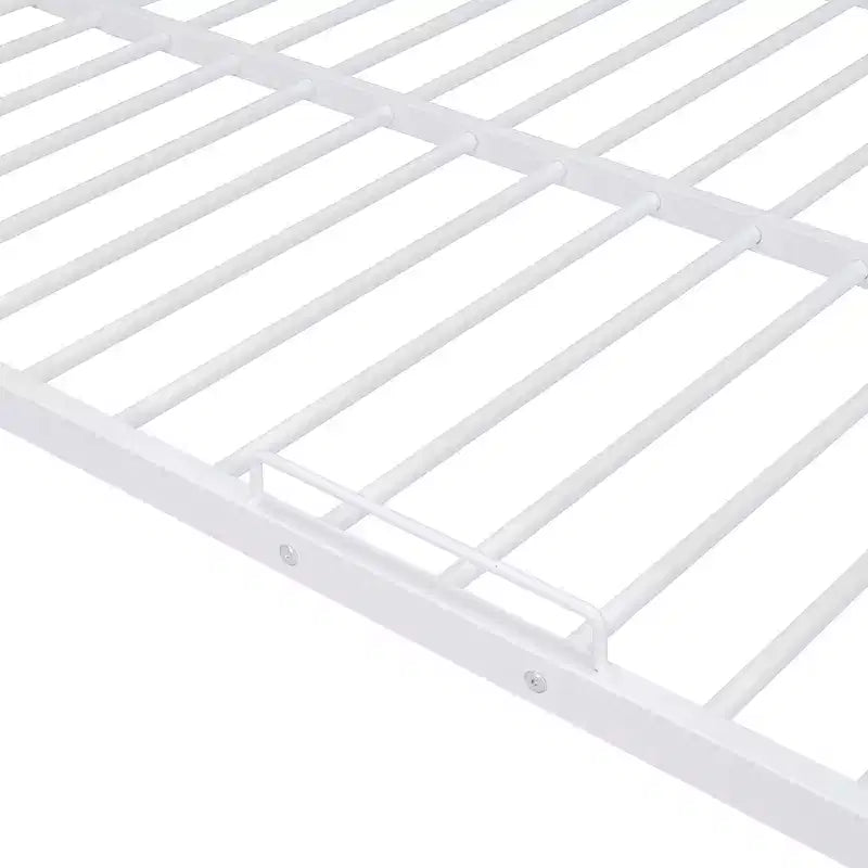 Lit superposé métallique Full XL sur Queen, convertible en 2 lits séparés, cadre de lit en fer robuste pour enfants et adolescents