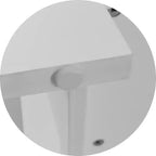 Kings Brand Hiland Meuble Bar Range-Bouteilles Avec Supports À Verres Et Tiroir, Noir ou Blanc
