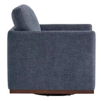 Fauteuil d'appoint pivotant moderne Spruce&Spring avec accoudoirs
