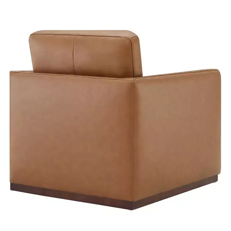 Fauteuil d'appoint pivotant moderne Spruce&Spring avec accoudoirs