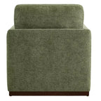 Fauteuil d'appoint pivotant moderne Spruce&Spring avec accoudoirs