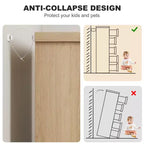 Commode de chambre à 5 tiroirs, commode en bois pour placard, meuble de rangement pour couloir, salon et bureau