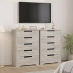 Commode de chambre à 5 tiroirs, commode en bois pour placard, meuble de rangement pour couloir, salon et bureau