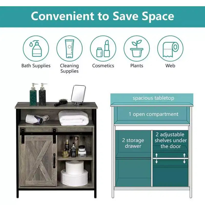 Meuble de salle de bain bas Karl