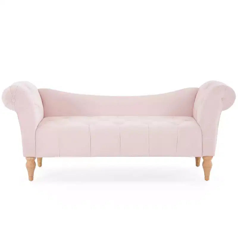 Banc Christopher Knight Home Merlin vintage capitonné en velours avec accoudoirs roulés