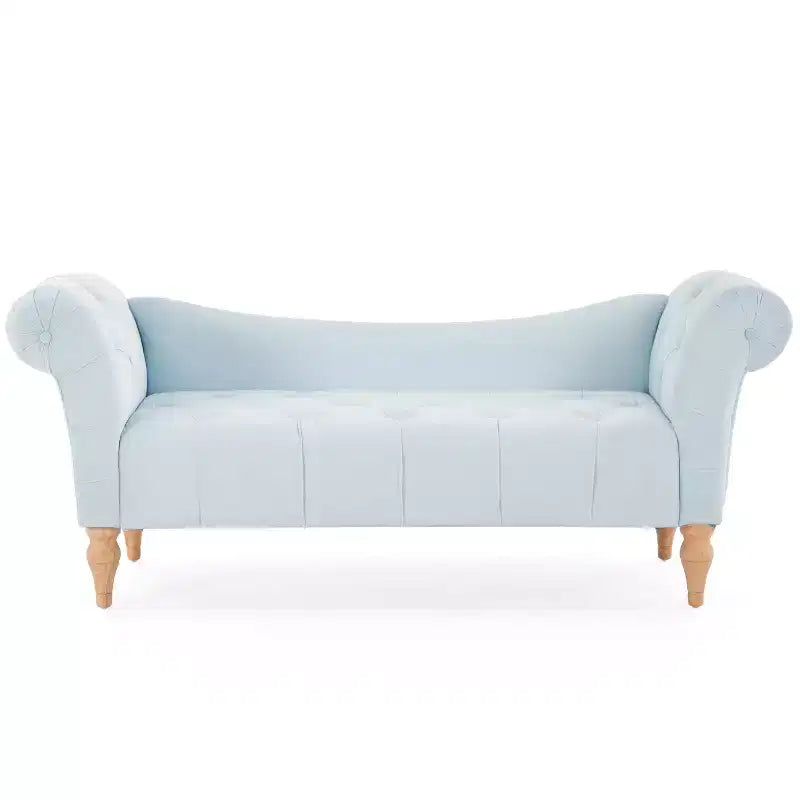 Banc Christopher Knight Home Merlin vintage capitonné en velours avec accoudoirs roulés