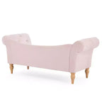 Banc Christopher Knight Home Merlin vintage capitonné en velours avec accoudoirs roulés
