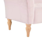 Banc Christopher Knight Home Merlin vintage capitonné en velours avec accoudoirs roulés