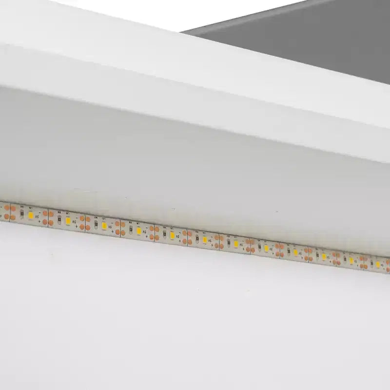 Lit de repos pleine taille avec étagères de rangement, station de charge, lumière LED, bureau et tête et dossier rembourrés - ModernLuxe