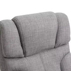 Fauteuil Okak extra large et confortable avec hauteur réglable, chaise de bureau ergonomique avec accoudoirs rembourrés, chaise croisée pour la maison, le bureau