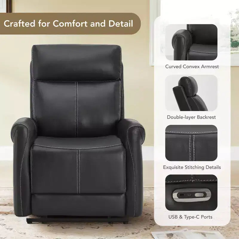 Fauteuil inclinable électrique mural Spruce & Spring avec ports USB