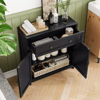 Meuble de rangement moderne Okak, armoire de cuisine avec plan de travail en noyer et étagère réglable, meuble de bar pour cuisine, salle à manger, entrée