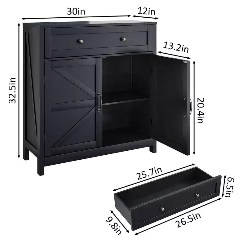 Meuble de rangement moderne Okak, armoire de cuisine avec plan de travail en noyer et étagère réglable, meuble de bar pour cuisine, salle à manger, entrée