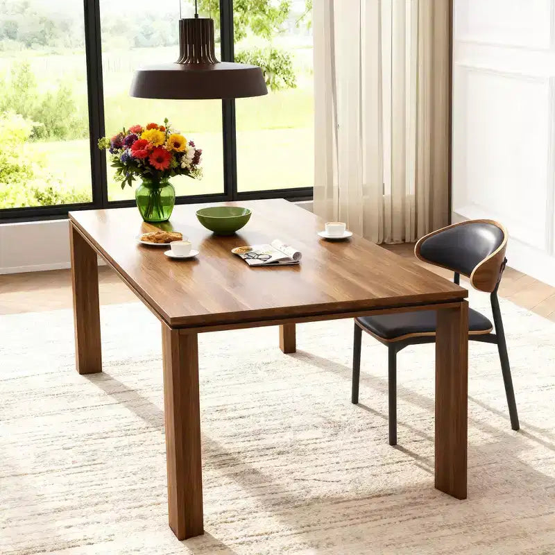 Gaoyangjiaju Table à manger en bois de 180 cm pour 6 à 8 personnes