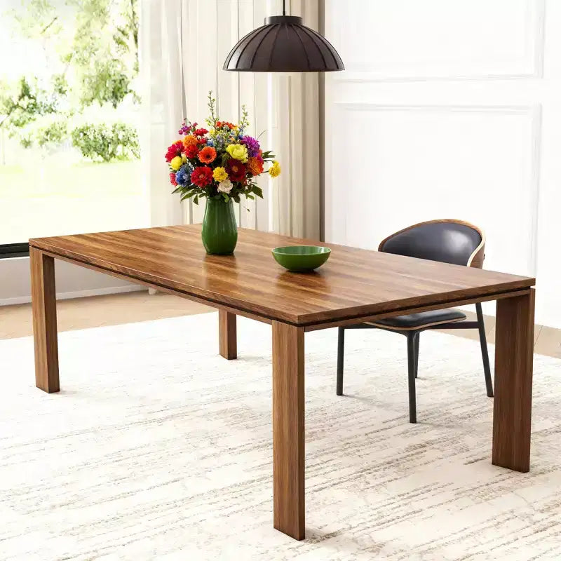 Gaoyangjiaju Table à manger en bois de 180 cm pour 6 à 8 personnes