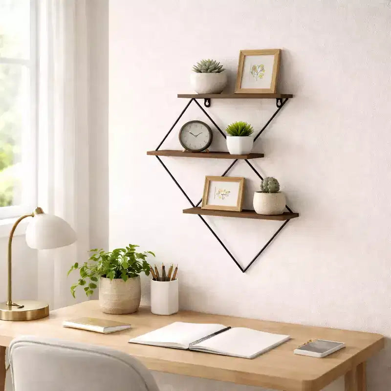 Jardinières modernes en résine avec pieds en bois - Pots à plantes décoratifs pour l'intérieur et l'extérieur pour la décoration de la maison et du jardin - Lot de 2 - 12 et 10, Gris